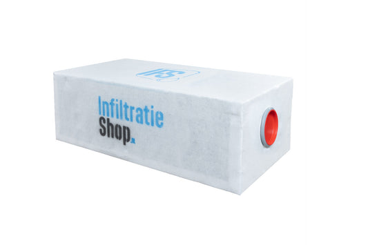 Infiltratiekrat 3600 Liter - 240L x 120B x 120H cm, 2 x 125mm, standaard
