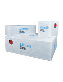 Infiltratiekrat 440 Liter - 120L x 60B x 60H cm, 1 x 125mm, zwaar