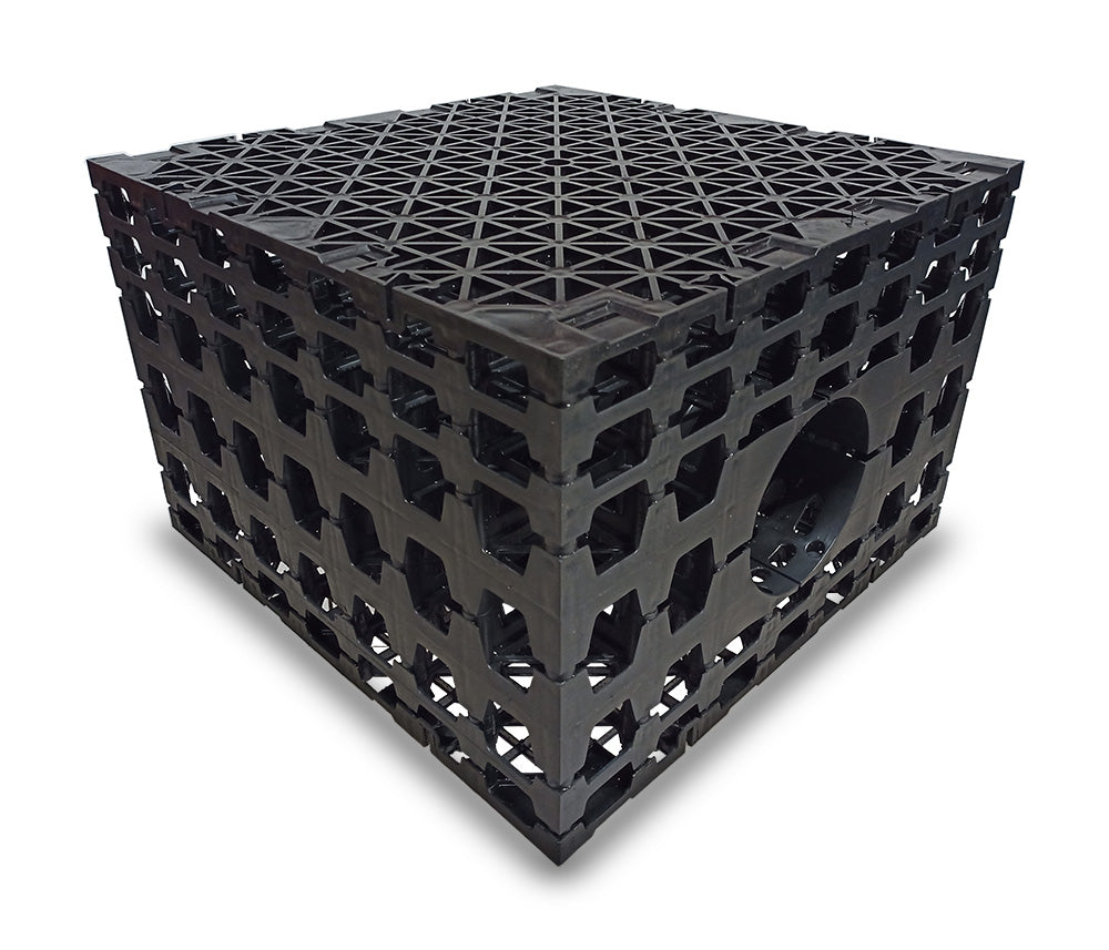 Infiltratiekrat 60 x 60 x 40 cm, 1 x 125mm, standaard